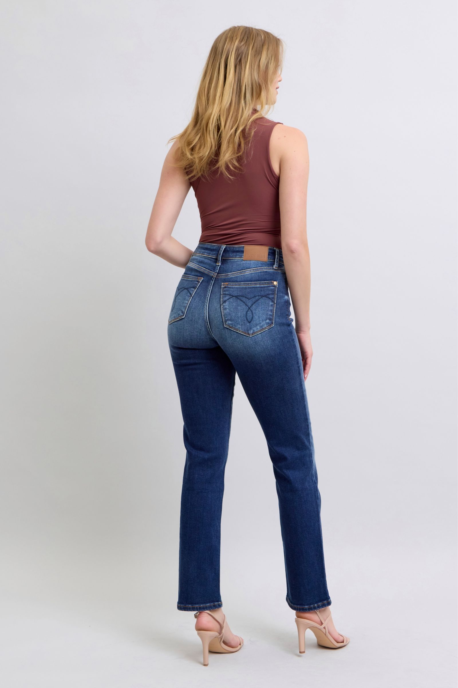 JUDY BLUE: Straight Leg Jeans