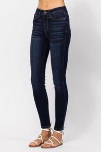 JUDY BLUE: High Waist Handsand Skinny Jeans