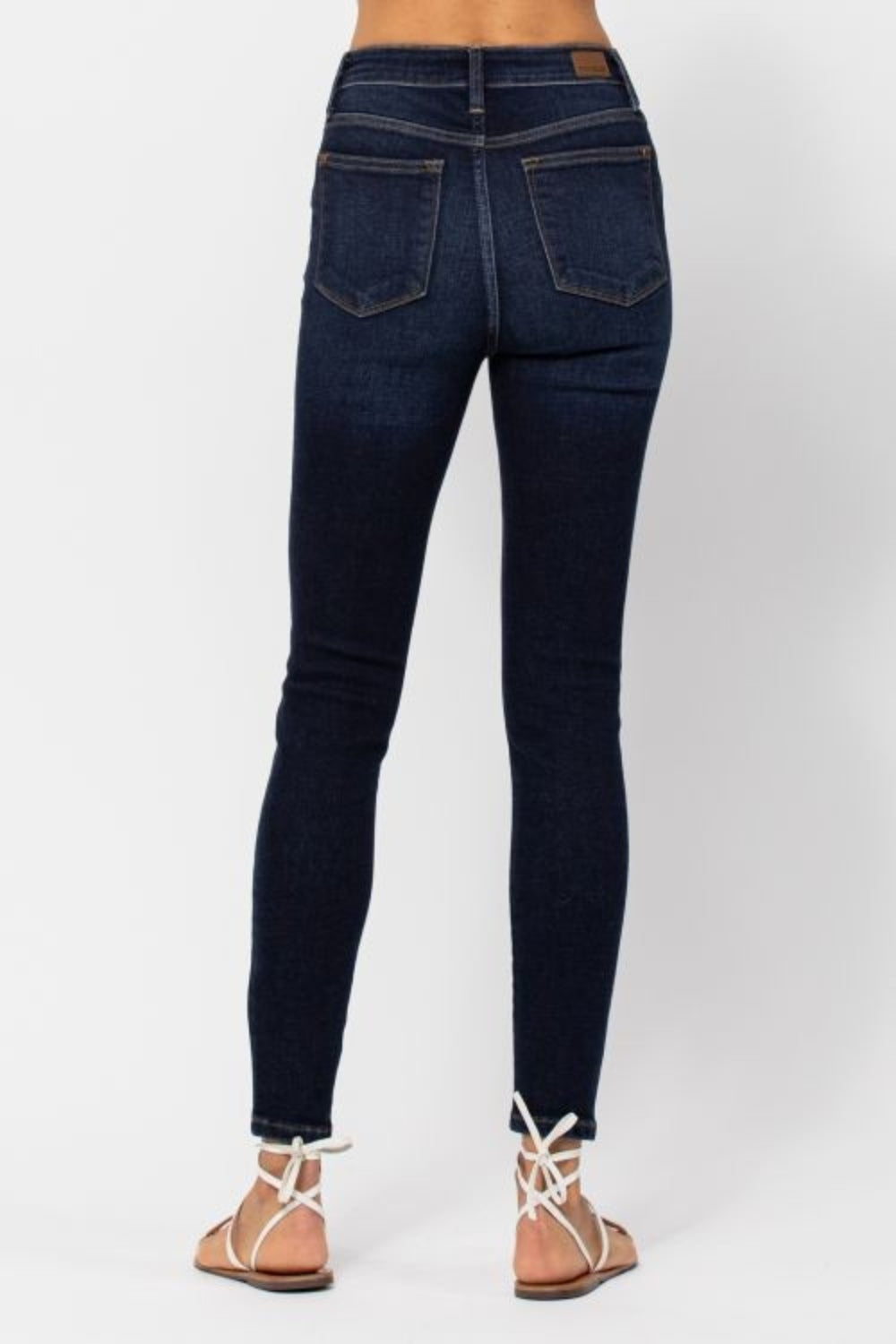 JUDY BLUE: High Waist Handsand Skinny Jeans