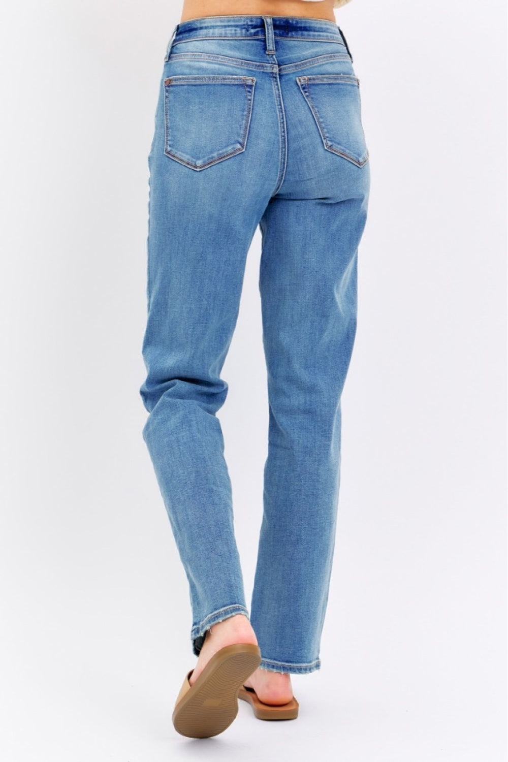 JUDY BLUE High Waist Straight Jeans