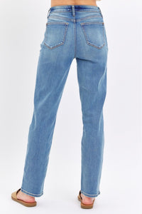 JUDY BLUE High Waist Straight Jeans