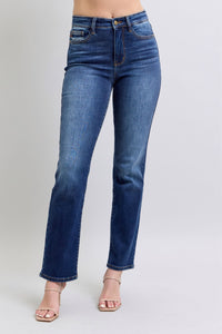 JUDY BLUE: Straight Leg Jeans