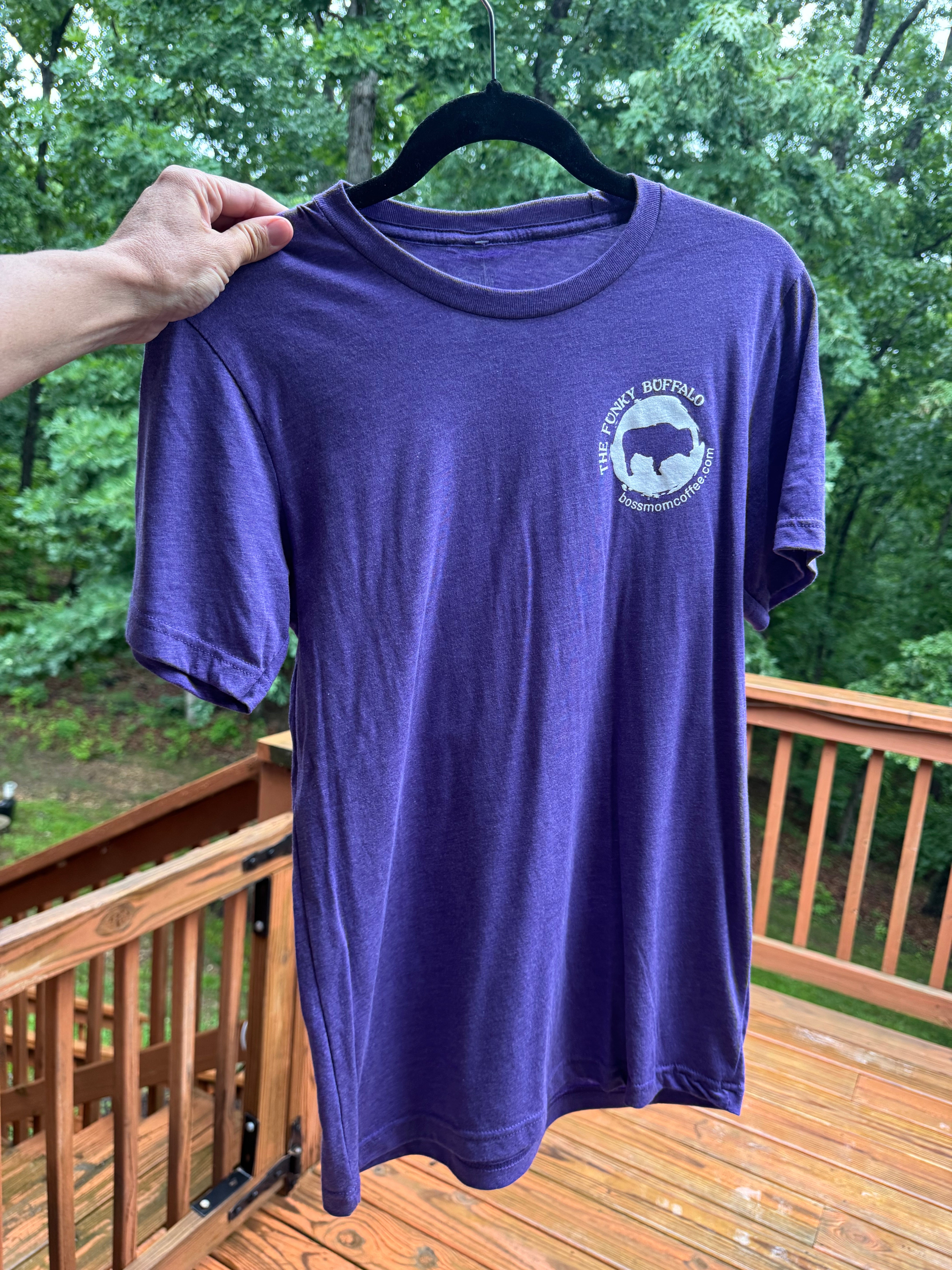 Coffee Saves Lives purple 22 shirt