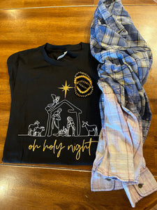 Oh holy night tshirt