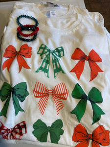 Christmas Bow shirt