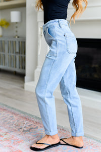 JUDY BLUE Cooper High Rise Vintage Denim Jogger