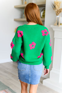 Follow Your Heart Drop Shoulder Sweater