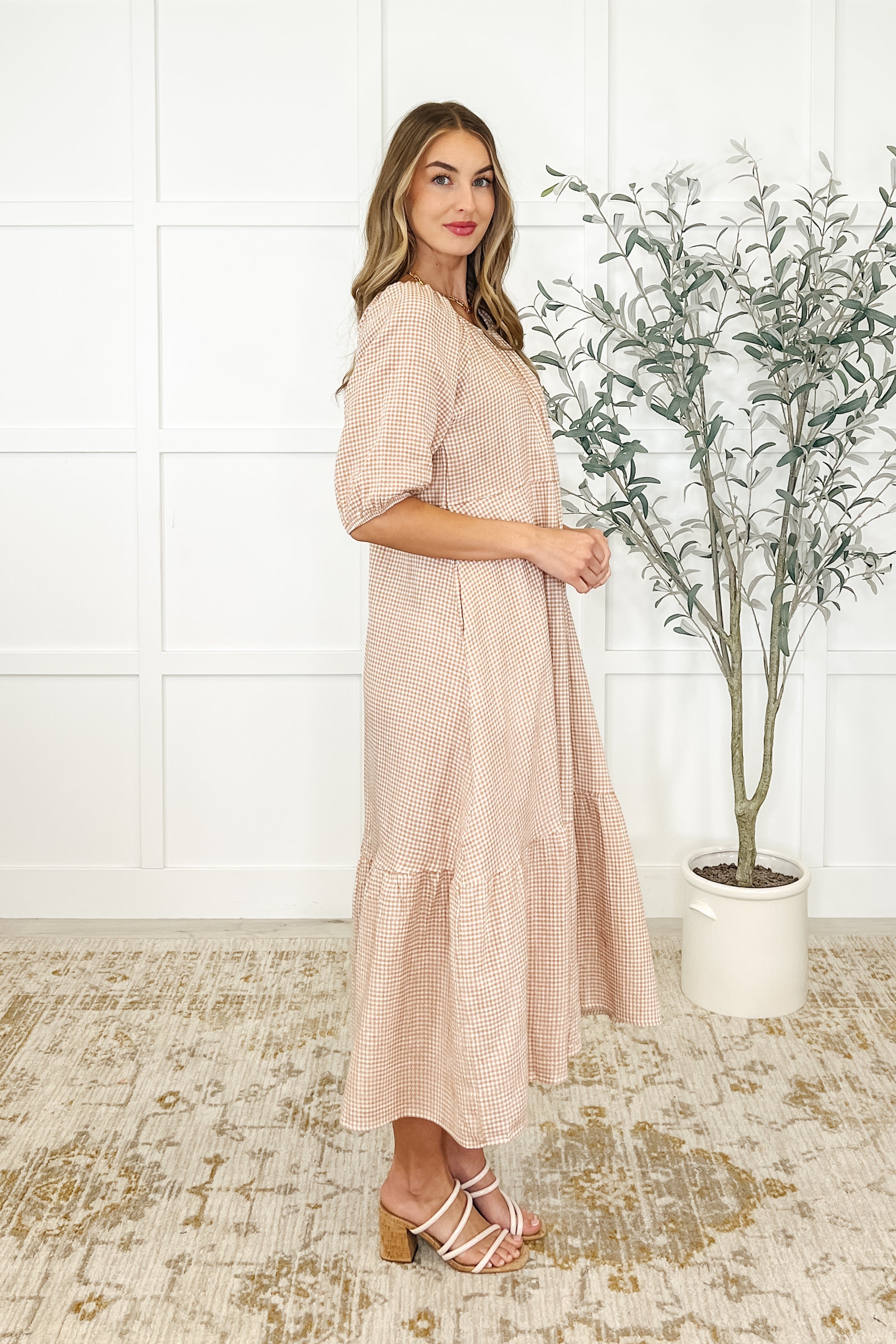 Hazel Dress in Toffee