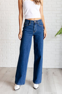 JUDY BLUE: Hazel High Rise Vintage Wide Leg Jeans