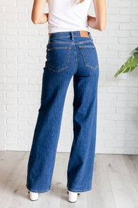 JUDY BLUE: Hazel High Rise Vintage Wide Leg Jeans