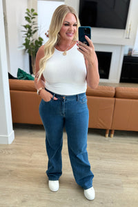 JUDY BLUE: Hazel High Rise Vintage Wide Leg Jeans