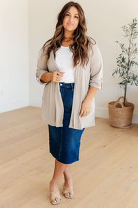 Lizzy Cardigan in Taupe