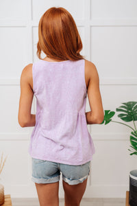 Never Second Best V-Neck Blouse in Lavender