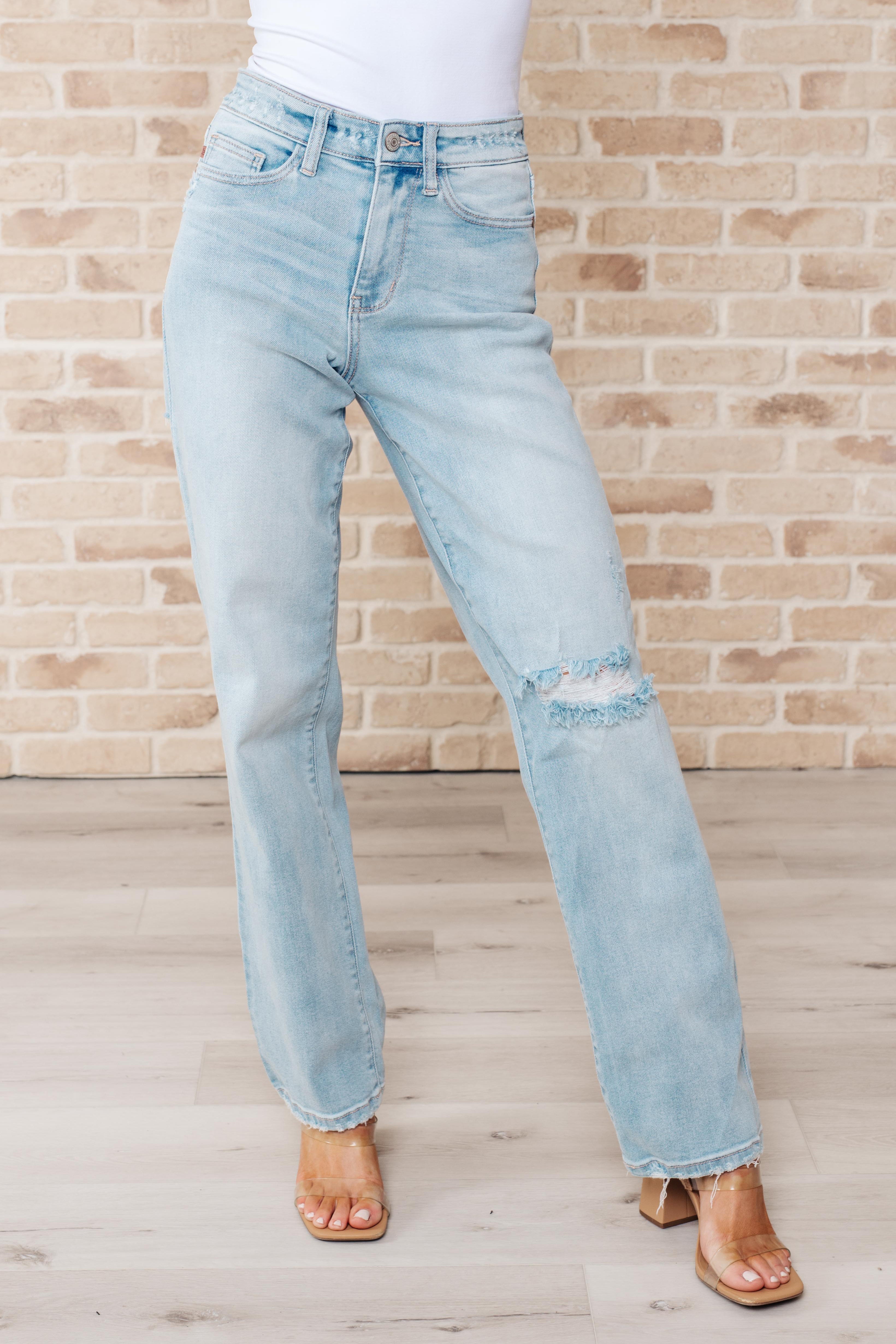 JUDY BLUE Parker High Rise 90's Straight Jeans