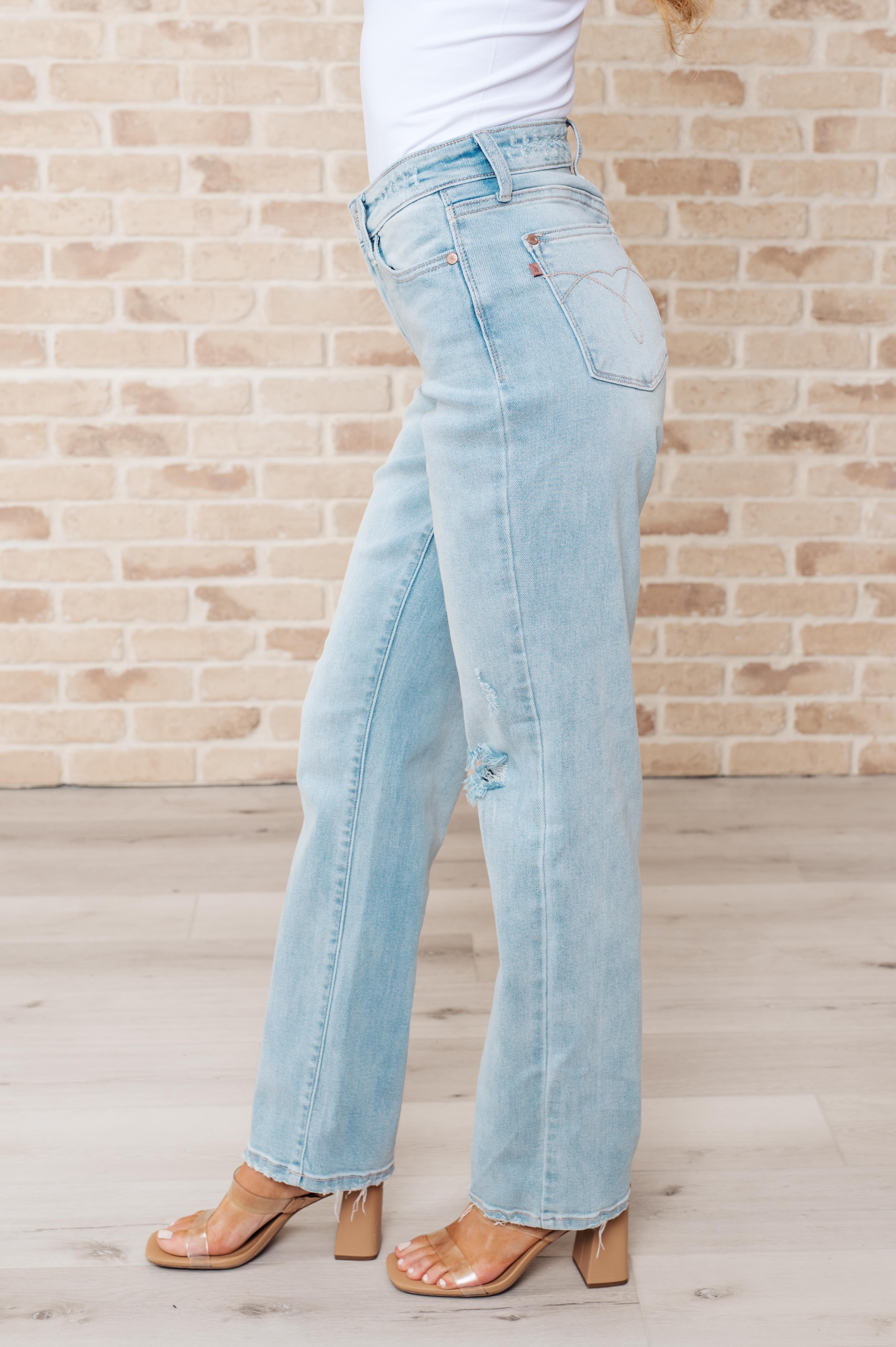 JUDY BLUE Parker High Rise 90's Straight Jeans