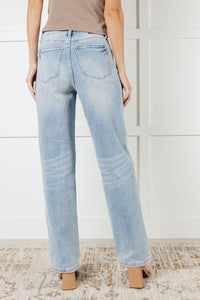 JUDY BLUE: Patricia High Rise Rigid Magic 90's Straight Jeans