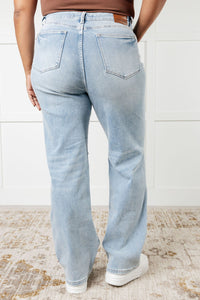 JUDY BLUE: Patricia High Rise Rigid Magic 90's Straight Jeans