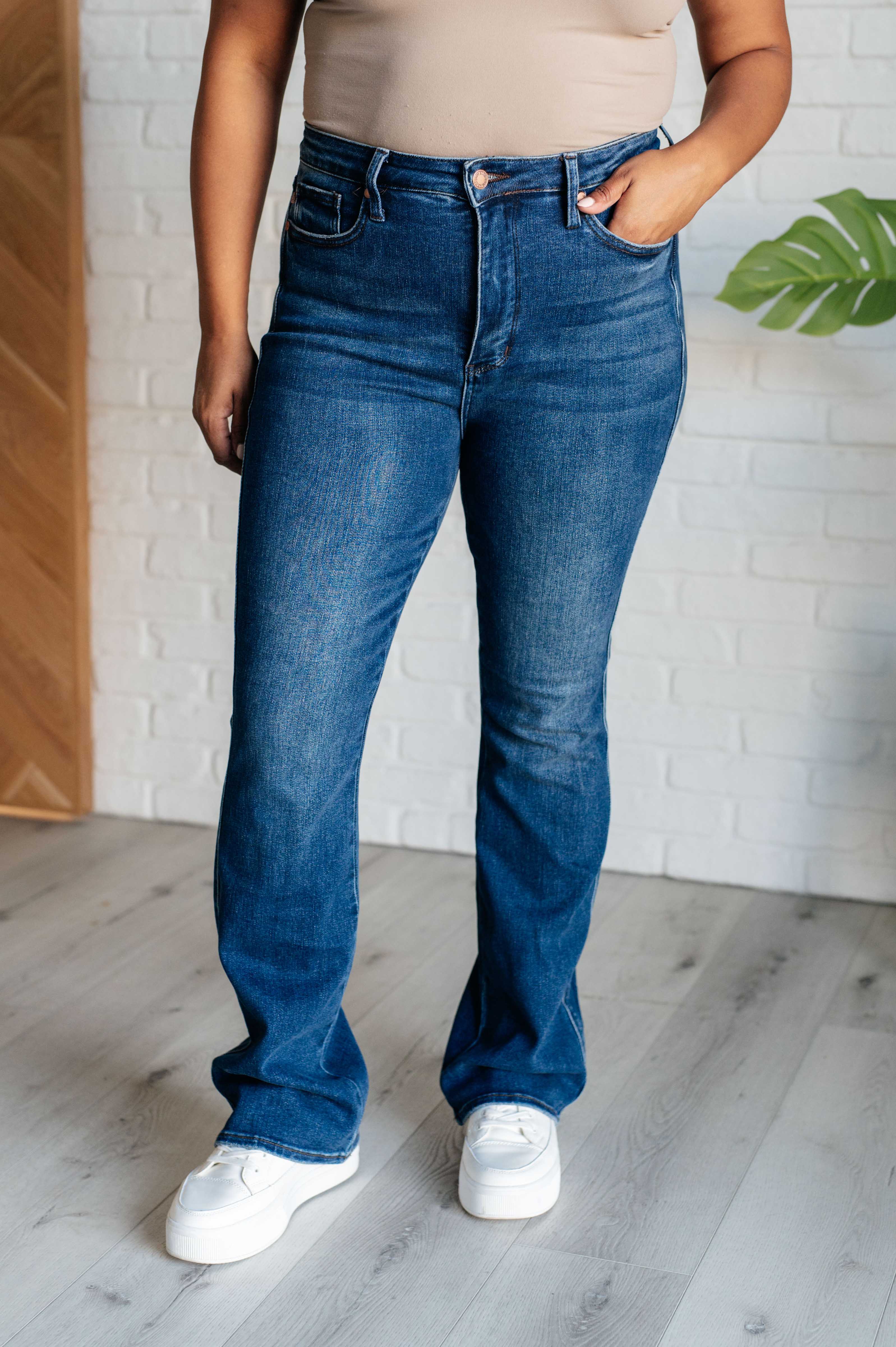 JUDY BLUE: Santana High Rise Control Top Bootcut Jeans