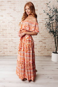 Say You Love Me Off Shoulder Dress