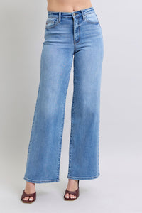 JUDY BLUE: Wide Leg Jeans