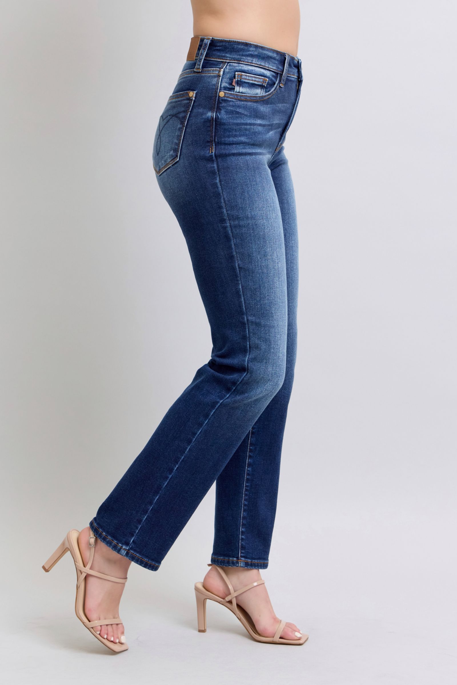 JUDY BLUE: Straight Leg Jeans