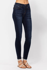 JUDY BLUE: High Waist Handsand Skinny Jeans