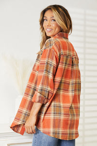 Plaid Dropped Shoulder Shirt (multiple colors available)