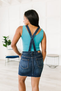 JUDY BLUE Agnes Denim Overall Dress