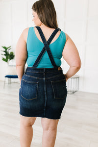 JUDY BLUE Agnes Denim Overall Dress