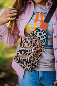 Leopard Swing Shoulder Bag